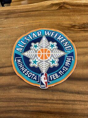Rare Vintage 1994 NBA All-Star Weekend Embroidery Patch Large Minnesota